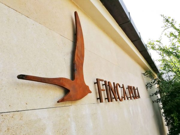 Letras decorativas de acero corten