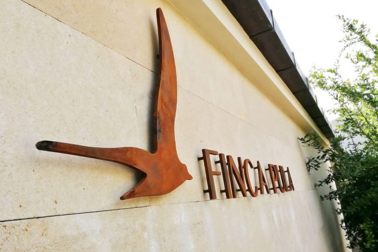 Letras decorativas de acero corten